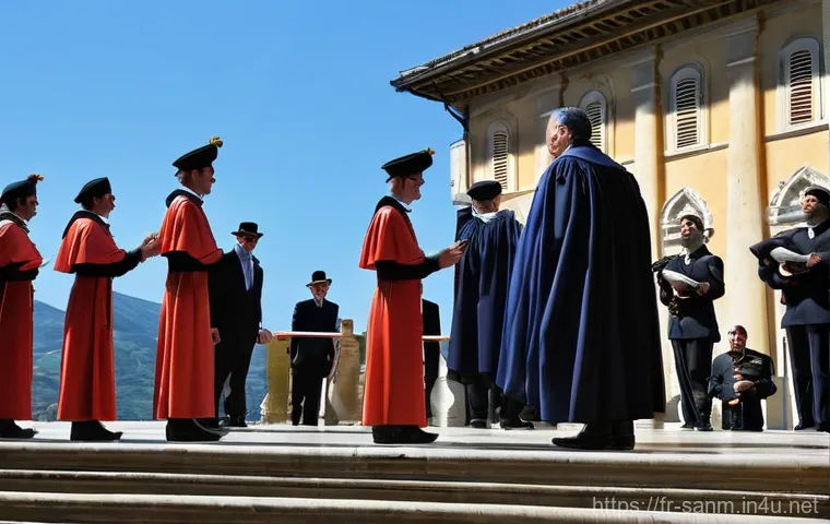 산마리노의 법률 시스템과 바티칸 비교 - Vatican City: The Illuminated Path of Canon Law**
**Prompt:** A serene, elderly cleric, with a kind... 산마리노의 법률 시스템과 바티칸 비교 - Vatican City: The Illuminated Path of Canon Law**
**Prompt:** A serene, elderly cleric, with a kind...